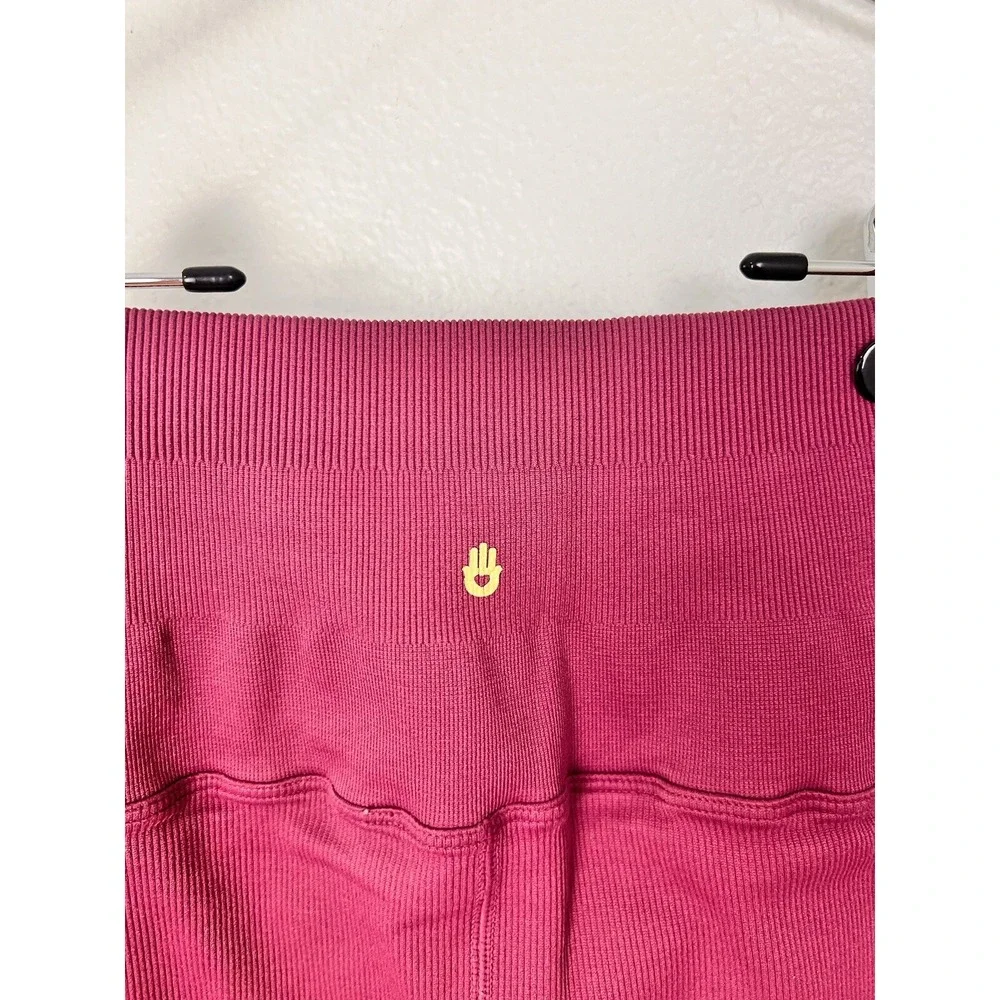 Women's Spiritual Gangster Self Love High Waisted Leggings‎ Mauve Sz XS/S